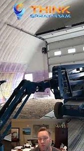 Retrofit Metal Buildings with Spray Foam! #insulation #diy #sprayfoam