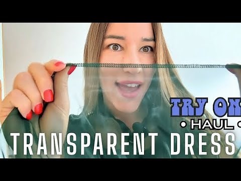 [4K] See through transparent try on haul | micro transparent lingerie & bikini try on haul 2025
