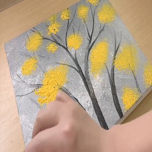 100K views · 773 reactions | Iron Scrubber Painting / How to Paint Leaves / Acrylic Painting Technique | Acrylic Painting Techniques | Facebook