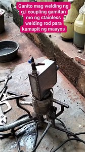 Ganito mag welding ng g.i coupling gamitan mo ng stainless welding rod para kumapit ng husto #diyupinakalan #antiliyabkalandeusedoil #savemoneykalan #howtomakekalandeusedoil #kalandeusedoil #viralvideoシ #automaticoverflow #blueflamekalan #fastcooking #testing | Kuya Jun Tambayan Tv