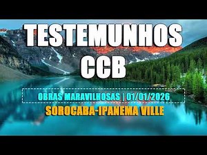 CCB Testimonials: 💥 BROTHER FROM EMBU DAS ARTES AND BROTHER CELSO FROM CARMOLÂNDIA - TO | SOROCAB...