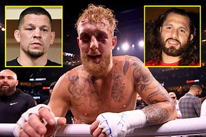 let's go Jake Paul calls out ‘b*****s’ Nate Diaz and Jorge Masvidal to fight him next after knocking Tyron Woodley out cold