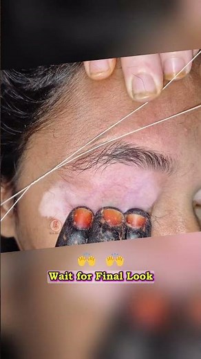 Eyebrow Threading Tutorial | Clean Shape Step by Step ✨#threading