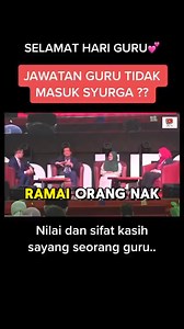 102K views · 1.6K reactions | Selamat Hari Guru 2024. Jawatan Guru tidak masuk syurga.. yang masuk syurga ialaj nilai dan sifat seorang guru. #psikologi #psikologiindonesia #profmas #guru #selamathariguru #foryoupage | Prof MAS Positive | Facebook