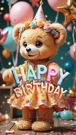 🧸🎉Happy Birthday from your Dancing Teddy Bear 🎶