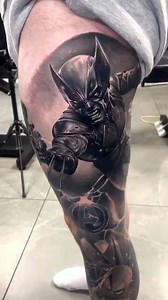 Check out this amazing Wolverine by Sapphire Watts! Created with #magnumtattoosupplies ❤️ #wolverinetattoo #marveltattoo #blackandgreytattoo #bngtattoo | Magnum Tattoo Supplies Ltd