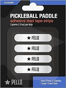 PELLO Pickleball Paddle Tuning Kit | Customize Your Paddle | Peak Performance with Lead Tape and Weight Strips | Edge Guard Customization | Enhance Your Playing Experience | Paddle to Perfection