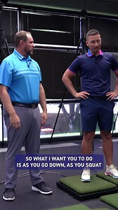 🏌🏻‍♂️Reverse Jumps🏌🏻‍♂️ We like to work on “reverse jumps” to coordinate vertical force in the swing. When a person performs a vertical jump, it is common that they will squat down with their arms moving toward the floor and then jump with their arms reaching toward the ceiling. This is fine for working on jumps in the gym, however, it is the exact opposite of how players should “jump” in the golf swing. Peak vertical usually occurs as the arms are moving downward after transition. At this p