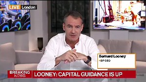 BP CEO Looney on Dividend, Investment