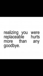 realizing you were replaceable hurts more than any goodbye. . . . . . Relatable, poetry, poems, writer, readers, poets, writings, literature, aesthetics, reel, explore page, for your page, love, sadness, together, books, daily, Vesmir, poetry writing, poetry reading, poetry slam, free verse, love poetry, slam poetry, love poems, pain poems, sad poems, nostalgia, moving on, memories, closure, life lessons, letting go, heartfelt, past chapters, emotional healing, life journey, metaphors, poetic th