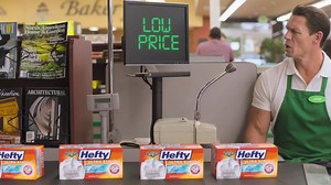 Get unbelievably strong bags at an unbelievably low price. #HeftyHeftyHefty | Hefty