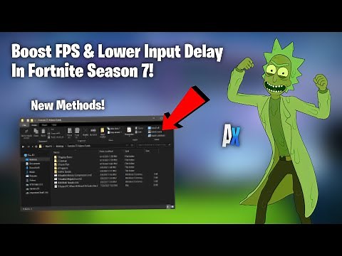 Boost FPS & Reduce Input Latency In Fortnite Season 7 - NEW Tweaks!
