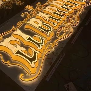 [Hot Item] High Quality Letters Face and Backlit Letter 3D Advertising Electronic Board