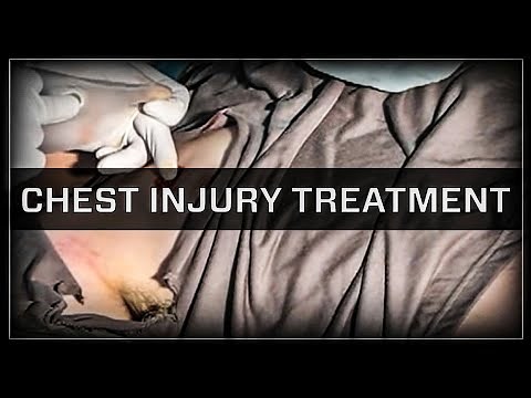 Treatment of an Open Chest Injury