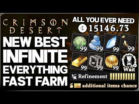 Crimson Desert - New Best OP EVERYTHING Farm - ALL Items & Resources in Game Easy & Fast - Guide!