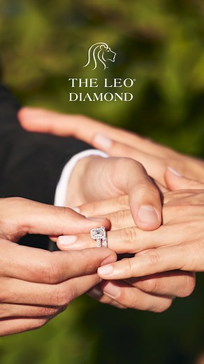 Saying "I do" couldn't be any easier. #kay #leo #leodiamond #diamonds #wedding #engagement | The Leo Diamond