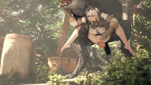 Ciri and Werewolf