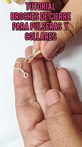 1.2K views | Tutorial ... Broches de cierre para collares y pulseras , en alambrismo., parte 1 | C y C creaciones | Facebook