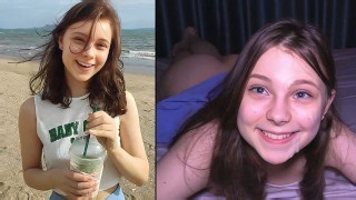 Spring Break Sin - Beach Cutie Makes Him Cum THREE TIMES!
