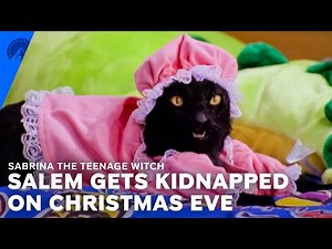 Sabrina the Teenage Witch | Salem Gets Kidnapped on Christmas Eve (S1, E11) | Paramount+