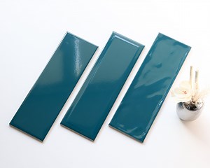 [Hot Item] 100X300mm Peacock Green Subway Tiles Hot Interior Wall Tiles Lwall Decorative Tiles