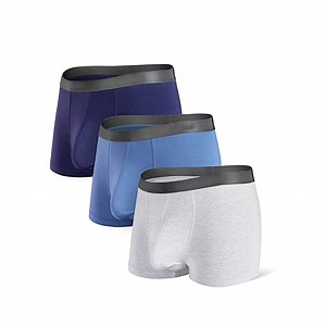 [Hot Item] Enerup Seamless Microfiber Waist Band Cotton Men's Double Crotch Boxer Briefs