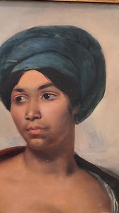 8.7K views · 546 reactions | Portrait of a Woman in a Blue Turban. 1827 Eugene Delacroix Dallas Museum of Art | WOoArts | Facebook