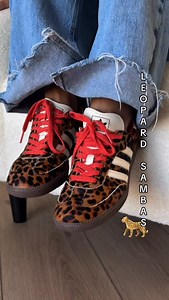 ❤️🐆 We just restocked the cutest shoe: adidas Samba Red Leopard Women’s Available in our store & online #adidas #fall #sneakers #falloutfit #outfitinspiration | Lilac Blonde, LLC