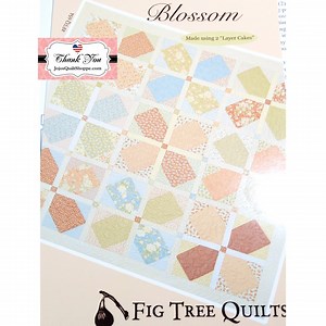 Blossom Quilt Pattern [free Ship] Size 70" Inches (177cm) X 70" Inches (177cm) by Joanna Figueroa of Fig Tree Quilts & Co SKU FTQ654 - Etsy Canada