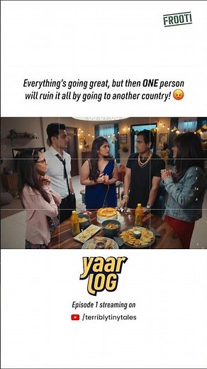 Ep - 1 of #YaarLog is now streaming on the TTT YouTube channel. 💛#tttyaarlog #adulting #friendship