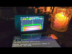 DeepSDR 101 receiving Iqaluit Nunavut Navtex Canadian Coast Guard 8416 kHz Shortwave