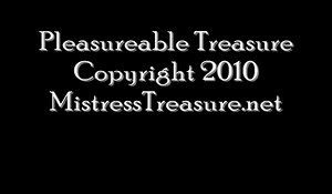 mistress treasure cums on cam
