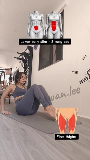 Lower Abs, Strong Core & Firm Thighs Workout