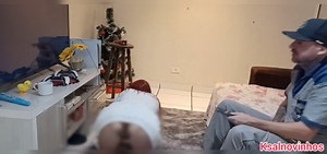 Wife shows off to her cuckold's friend