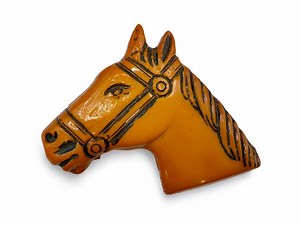 Vintage Bakelite Horse Brooch: Hand-carved Equestrian Pin, 1940s - Etsy