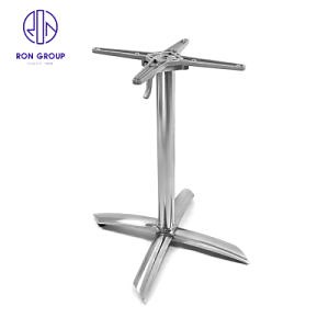 [Hot Item] Hot Sales Hotel Wedding Restaurant Aluminum Table Leg Base Furniture Parts for Coffee Shop