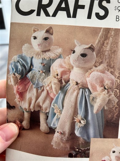 Mccall 4531 Cat Doll Outfits Sewing Pattern (PDF) - Etsy