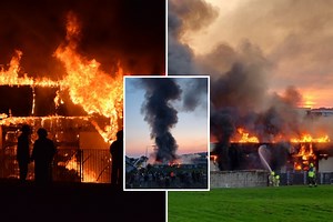 Boy, 14, arrested after huge fire at Fife school as crews battle blaze all night