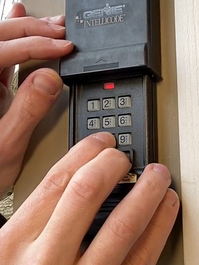 How To Program A Genie Wireless Keypad #garagedoor | Garage