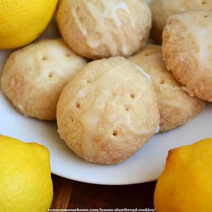 Easy Lemon Shortbread Cookies (No Chilling Required)