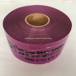 [Hot Item] Underground Danger Tape Course Tape PE Tape Red White Barrier Tape Fibre Optic Warning Tape PE Protection Buried Tape