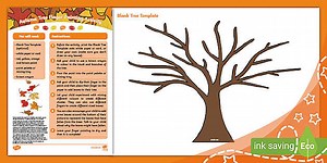Autumn Tree Finger Painting Activity