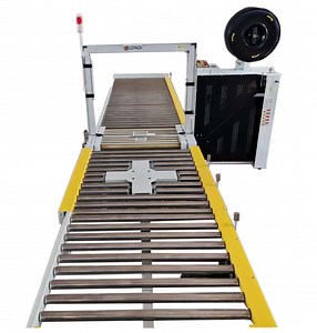 [Hot Item] Semi-Auto Strap Band Machine for Packing Carton/Box/Case