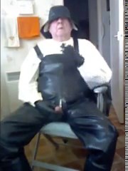 Black and white rubber.