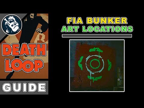 All Fia Pictogram Locations | Fristad Rock Bunker Art Puzzle | Deathloop Guide