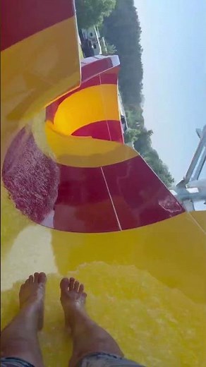 Trying the Big Waterslides at Duck Creek RV Resort!