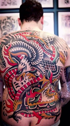 Insane backpiece by 🏁 . . . . . #tattoo