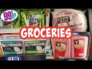 99 cent only store groceries come with me walkthrough 2021