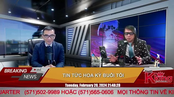 TIN TỨC HOA KỲ BUỔI TỐI - 02/20/2024 - The KING Channel # Chương trình không dành cho người dưới 18 tuổi #NVKingChannel #TheKingChannel #NguyVuRadio #TinTucHoaKy | The King Channel