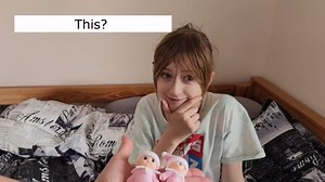 Baby Elf Doll in Purple Dress